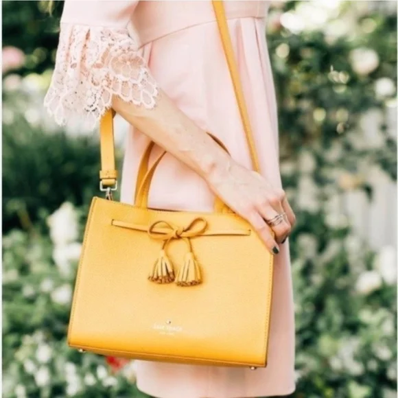 Kate Spade Hayes Street Isobel Leather Satchel - Picture 2 of 11